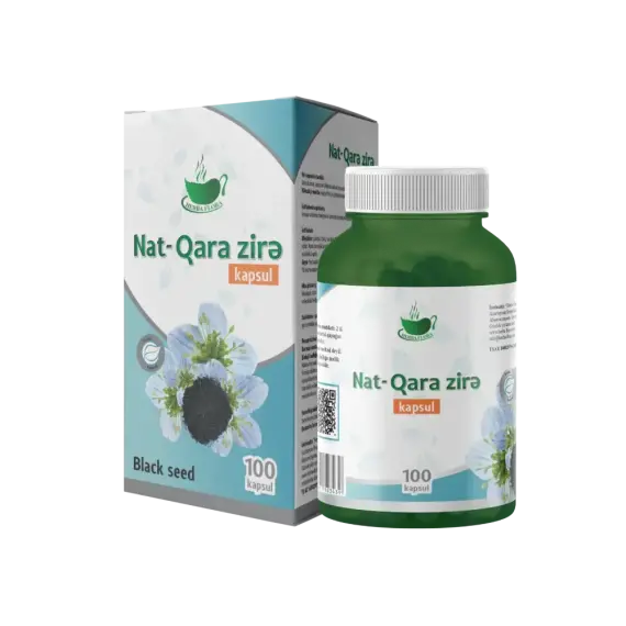 Herba Flora NAT - Qara Zirə N100 kapsul - 1