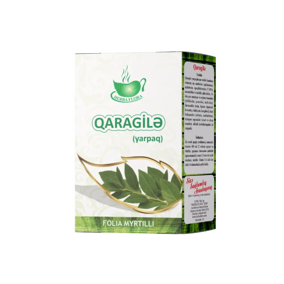 Herba Flora Qaragilə yarpağı 40 qr - HERBA FLORA