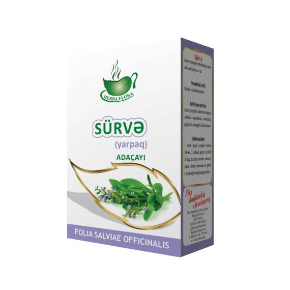 Herba Flora Sürvə yarpağı otu 40 qr - 1