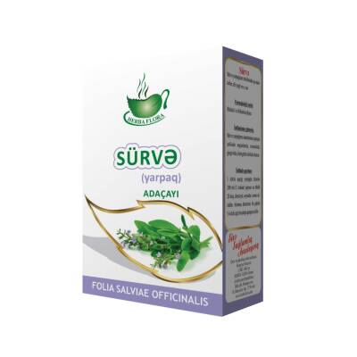 Herba Flora Sürvə Yarpağı Otu 40 Qr - HERBA FLORA
