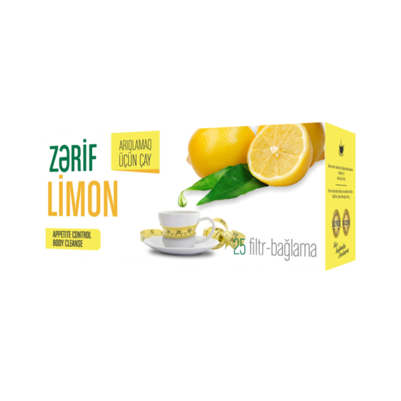 Herba Flora Zərif çay limonlu 25 ədədli - 1