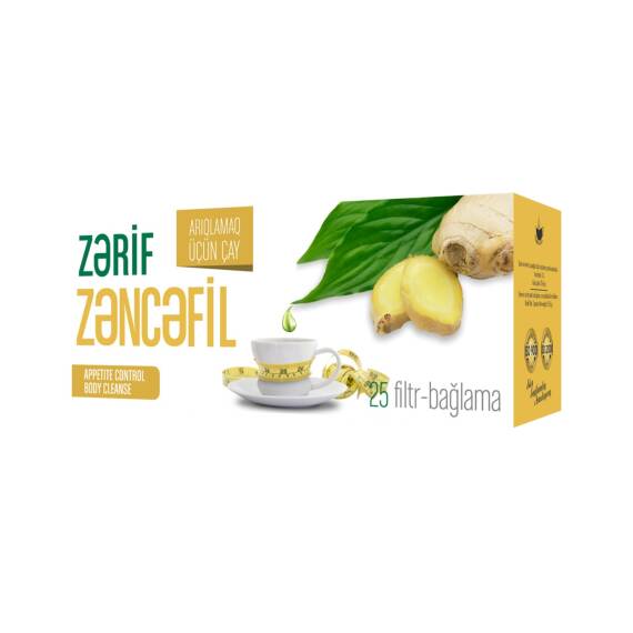 Herba Flora Zərif çay zəncəfilli 25 ədədli - 1