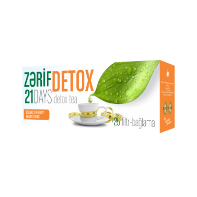 Herba Flora Zərif Detox çay 25 ədədli - HERBA FLORA