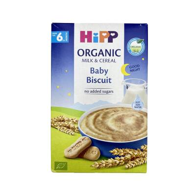 HIPP 2965-03 ORQANIK SUDLU GECENIZ XEYRE QALSIN - USAQ BISKVITLI 250GR - HIPP