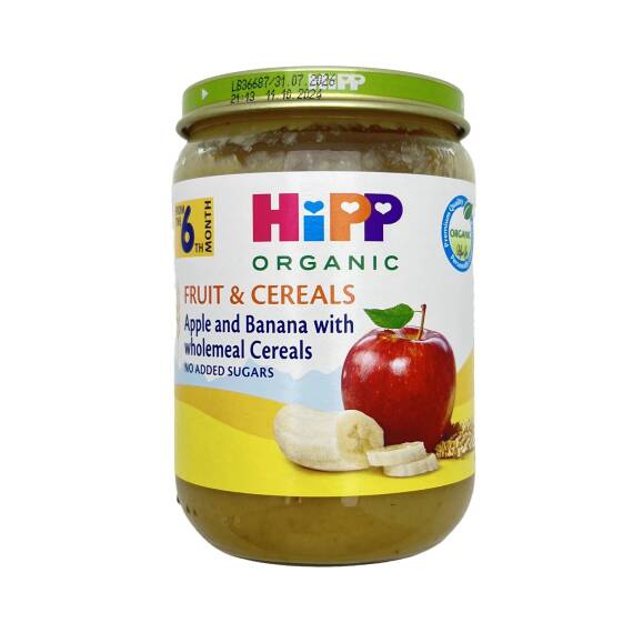 HIPP 4803-02 ALMA BANAN VE BUTUN TAXILLAR 190GR - 1