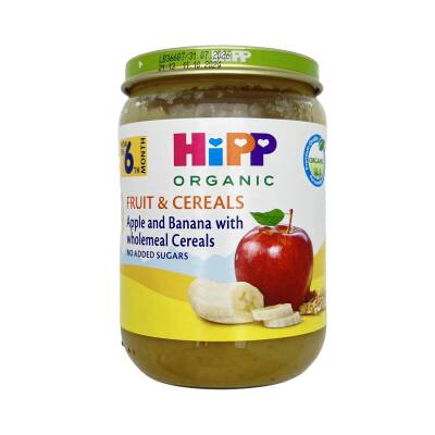 HiPP 4803-02 Alma Banan Və Butun Taxillar, 190 g - HIPP