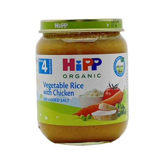 HİPP Toyuq,Düyü və Tərəvəzli püre(4ay+) 125 qr - 1