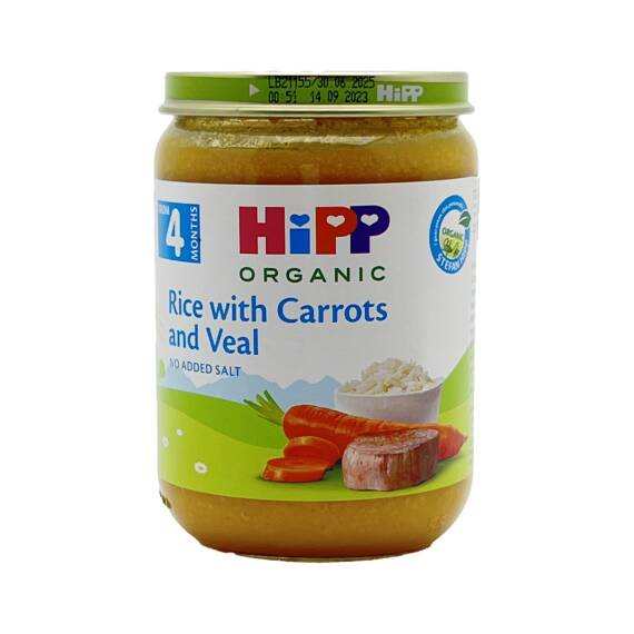 HİPP Yerkökü,Dana Əti və Düyü ilə püre (4ay+) 190 qr - 1