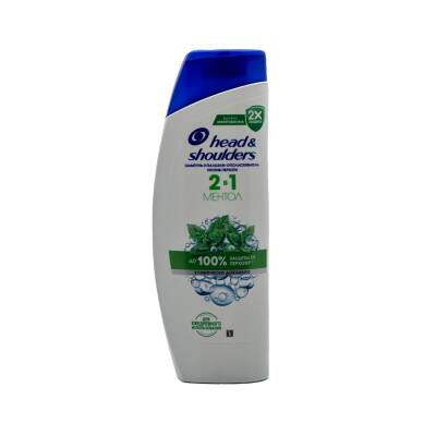 H&S 2/1 Menthol Refresh şampun 400 ml - HEAD&SHOULDERS