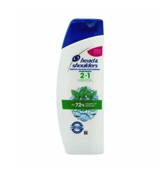 H&S 2/1 Menthol Refresh şampun 200 ml - 1