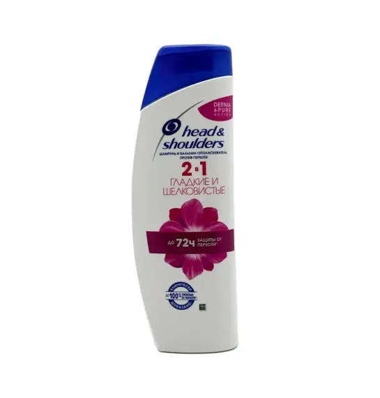 H&S 2/1 Smoth&Silky şampun 400 ml - 2