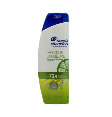 H&S dərindən təmizləmə yağlı saçlar üçün şampun 400 ml - 2