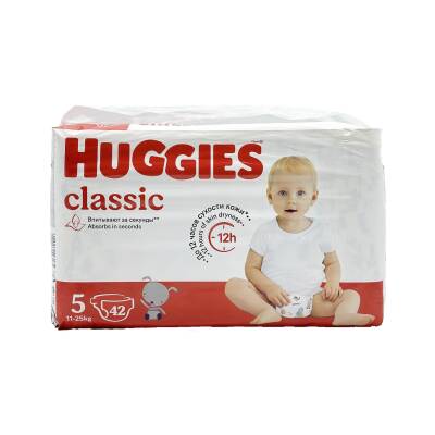 Huggies Classic 5 bez 11-25 kq N42 - HUGGIES