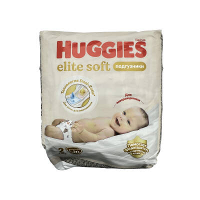 HUGGIES ELIT SOFT 2 4-6KG 20 EDED 7961/9460 - HUGGIES