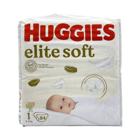 Huggies Elite Soft 1 / 0-5 kq bez mega N84 - 1
