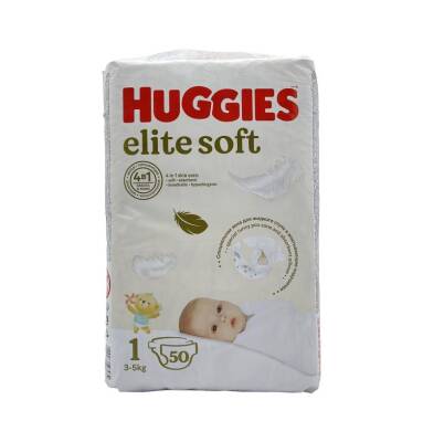 Huggies Elite Soft 2 bez 3-5 kq N50 - HUGGIES
