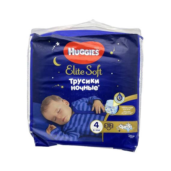 HUGGIES ELITE SOFT GECE 9-14 KG N19 (4) 8166 - 1