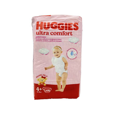 HUGGIES ULTRA COMFORT 10-16KG(4) N68 QIZ 3765 - 