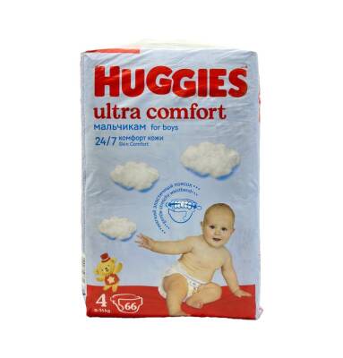 Huggies Ultra Comfort 4 oğlan 8-14 kq N66 - HUGGIES