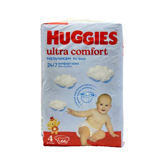 Huggies Ultra Comfort 4 oğlan 8-14 kq N66 - 1