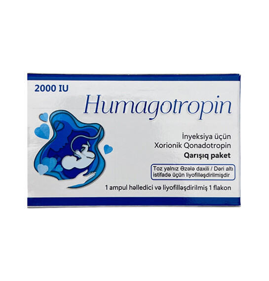 HUMAGOTROPIN 2ML N1 AMP 2000IU - 