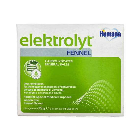 Humana Elektrolyt Fennel 75 g 12x6.25 g - 1