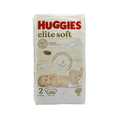 Hyggies Elite Soft 2 / 4-6 kq bez N50 - HUGGIES