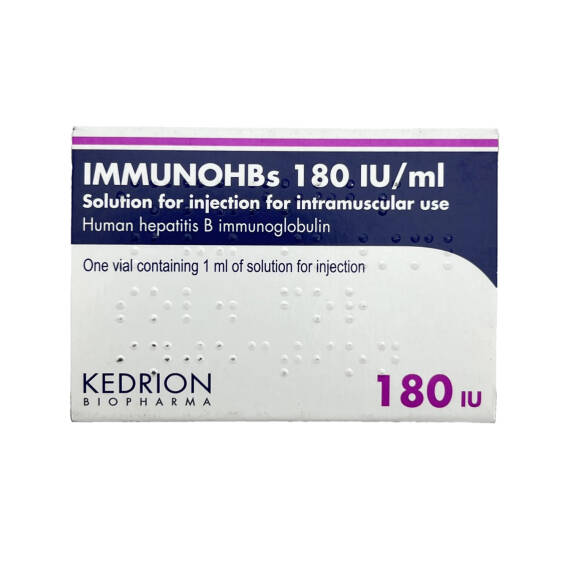 IMMUNOHBS 180 IU 1ML N1 FLK (HEPATIT-B) - 1