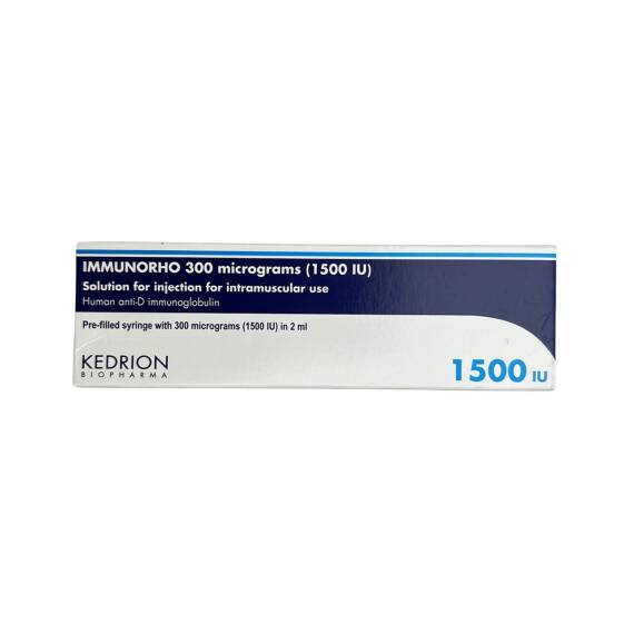 IMMUNORHO 300MKG 1500IU 2ML N1 SPRIS - 1