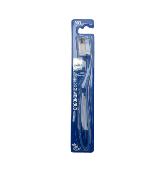 İntermed Professional Ergonomic Soft 4600 Diş fırçası (Mavi) - 1