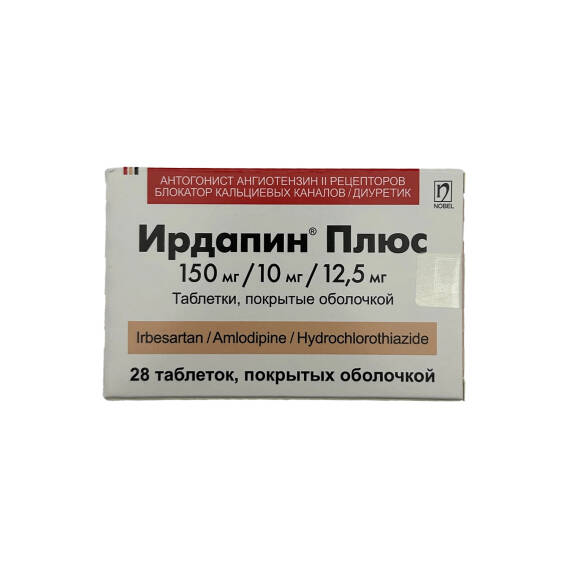 IRDAPIN PLUS 150/10/12,5MG N28 TB - 1