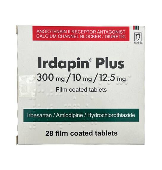 IRDAPIN PLUS 300/10/12,5MG N28 TB - 1