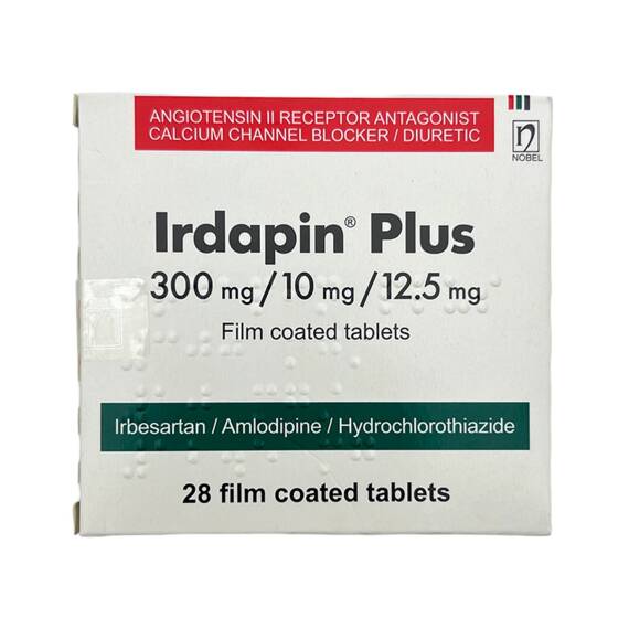 IRDAPIN PLUS 300/10/12,5MG N28 TB - 1