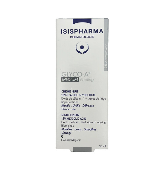 İsis Pharma Glyco-A 12 % orta peeling krem 30 ml - ISIS PHARMA