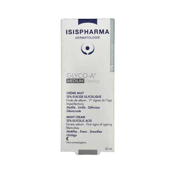İsis Pharma Glyco-A 12 % orta peeling krem 30 ml - 1