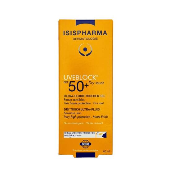 İsis Pharma Uveblock SPF 50 quru toxunuşlu ultra axıcı krem 40 ml - 1