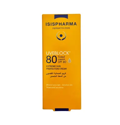 İsis Pharma Uveblock SPF 80 rəngli krem 40 ml - 2