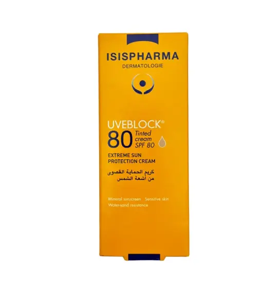 İsis Pharma Uveblock SPF 80 rəngli krem 40 ml - 1