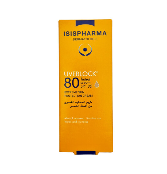 İsis Pharma Uveblock SPF 80 rəngli krem 40 ml - ISIS PHARMA