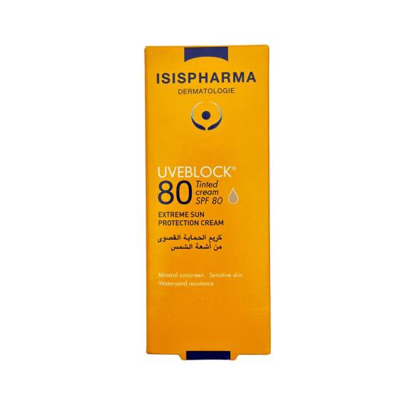 İsis Pharma Uveblock SPF 80 rəngli krem 40 ml - 1
