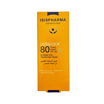 İsis Pharma Uveblock SPF 80 rəngli krem 40 ml - ISIS PHARMA