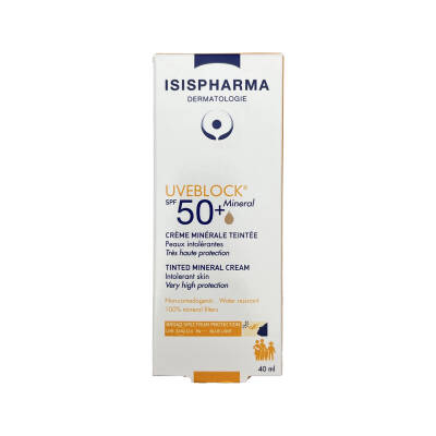 Isis Pharma Uveblock SPF 50+ Tin Mineral 40 ml 0287 - ISIS PHARMA