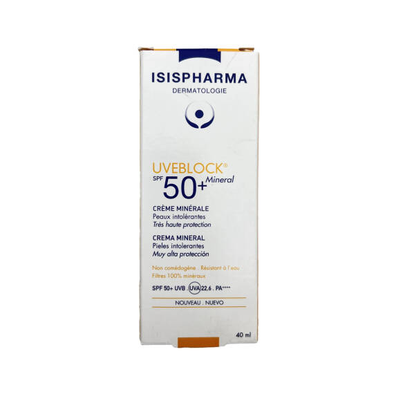 ISIS PHARMA UVEBLOCK SPF50+MINERAL CREME 40ML 0270 - 1
