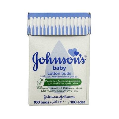 Jhonsons Baby Qulaq Təmizləyici Gigyenik Vasitə 100 Ədədli - JONSONS BABY