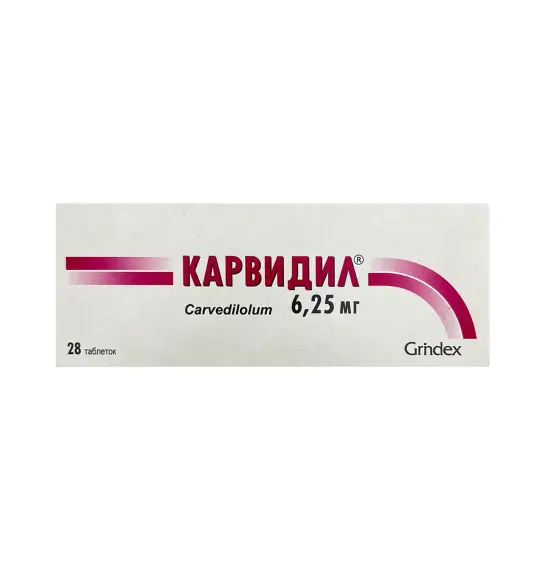 KARVIDIL 6,25MG N28 TB - 1