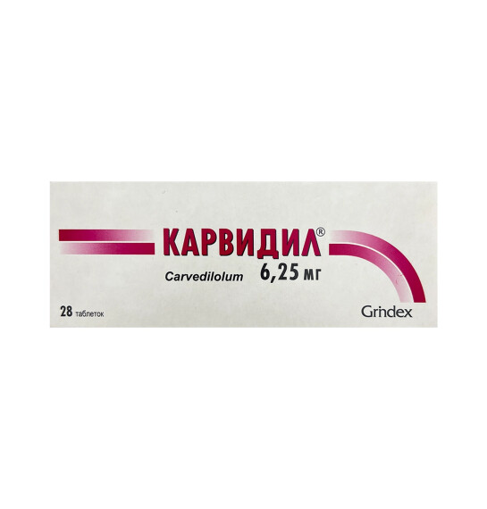 KARVIDIL 6,25MG N28 TB - 