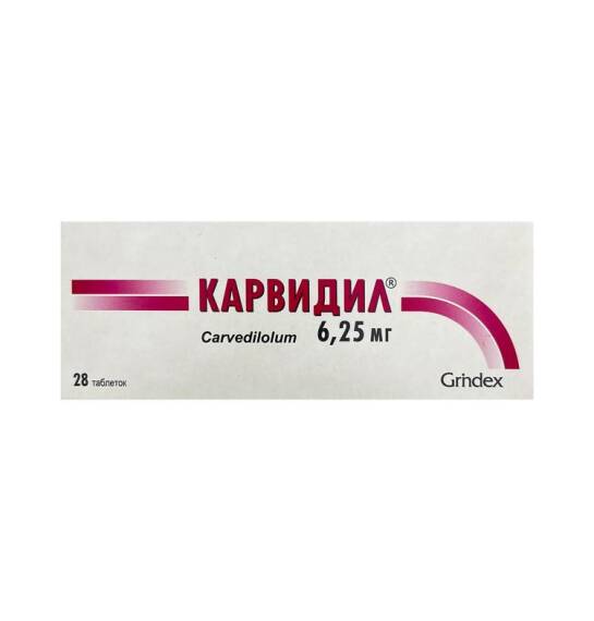 KARVIDIL 6,25MG N28 TB - 1