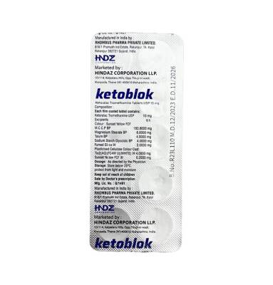 Ketoblok 10 mq N10 tablet - 