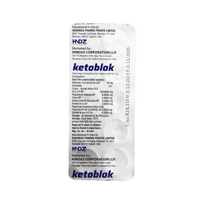 Ketoblok 10 mq N10 tablet - 