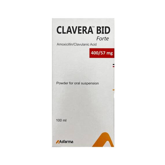 CLAVERA BID FORTE 400/57MG 100ML SUSP - 1